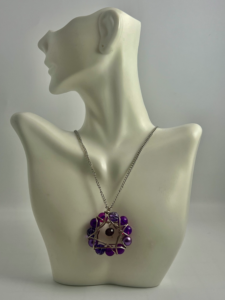 [RPC-WRP-PNDT-AMY] Amethyst Pendant Necklace