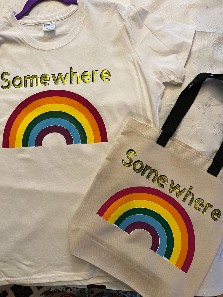 [R-FIN-0038] Over the Rainbow Collection | Bag and Tee Set