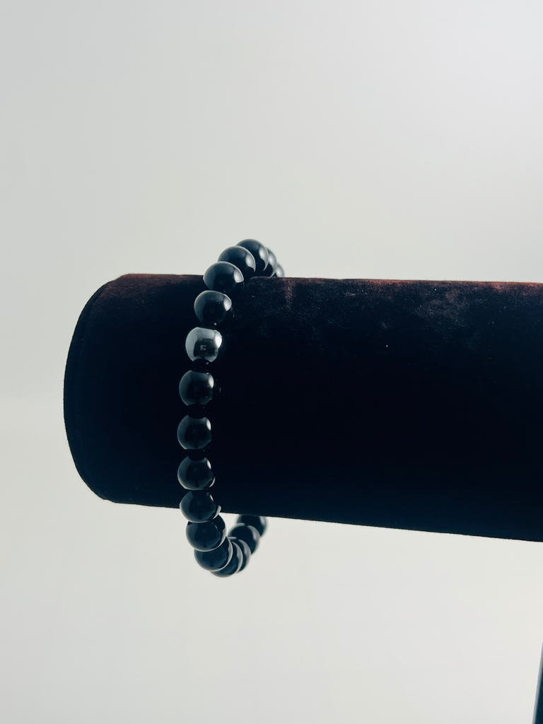 The Protector – Onyx & Hematite Bracelet | Crown of Hotep
