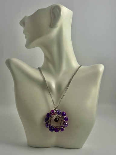 [RPC-WRP-PNDT-AMY] Amethyst Pendant Necklace